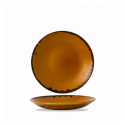 Plato hondo redondo vitroporcelana Harvest Brown 25,5 cm. Dudson HVBRPD251 (12 unidades)