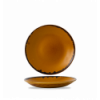 Plato hondo redondo vitroporcelana Harvest Brown 25,5 cm. Dudson HVBRPD251 (12 unidades)