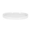 Plato llano porcelana Blanco Shangri-La Ø 25x2.5 cm. B3414 (12 unidades)