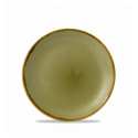 Plato pan coupe redondo vitroporcelana Harvest Green 16,5 cm. Dudson HVGREVP61 (12 unidades)