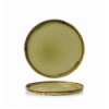 Plato postre redondo con borde vitroporcelana Harvest Green 21 cm. Dudson HVGRWP211 (6 unidades)