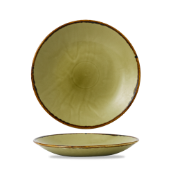 Plato hondo coupe redondo vitroporcelana Harvest Green 28,1 cm. Dudson HVGRPD271 (12 unidades)