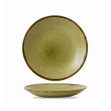 Plato hondo coupe redondo vitroporcelana Harvest Green 28,1 cm. Dudson HVGRPD271 (12 unidades)