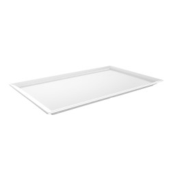 Bandeja gastronorm melamina Blanco Ottoman GN1/1 53x32.5x2,7 cm. B982001B (4 unidades)