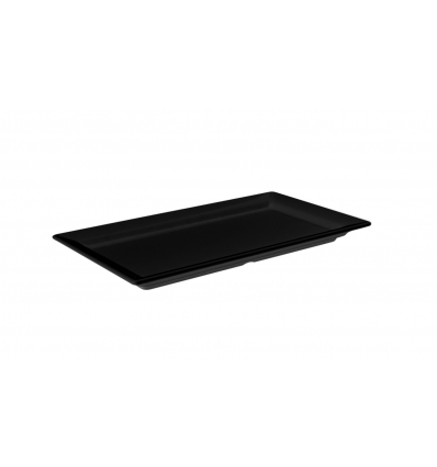 Bandeja gastronorm melamina Negro Ottoman GN1/3 32.5x17.6x2.7 cm. B982003N (6 unidades)