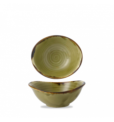 Bol para ensalada vitroporcelana Harvest Green 17.4x14.7. Dudson HVGRDB171 (6 unidades)