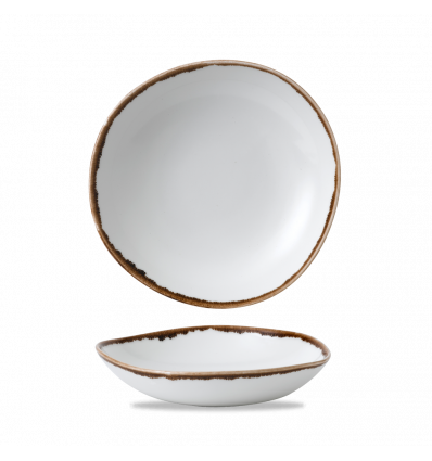 Plato hondo redondo vitroporcelana Harvest Natural 26,4 cm. Dudson HVNAOGB11 (12 unidades)