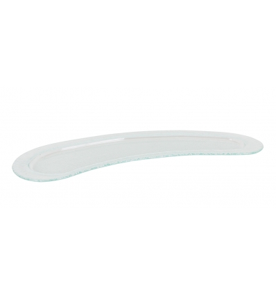 Fuente oval vidrio Natural Clear Baecula 49x16x1.5cm(4mm). B605017 (6 unidades)