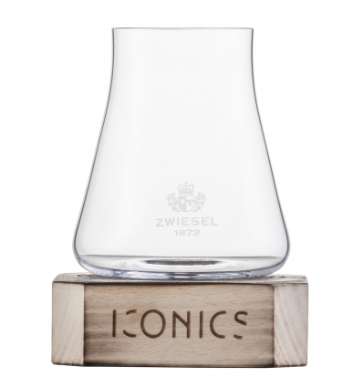 Vaso con base de madera Iconics Ø 120MM 622ML ZWIESEL GLAS 122231 Una unidad