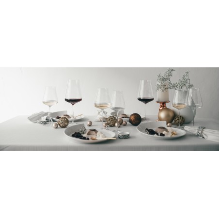 Una copa de vino blanco riesling artesanal de calidad por Schott Zwiesel