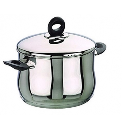 IBILI 660224 BALI OLLA BOMBADA INOX CON TAPA 6.5 L. Ø24 CM