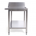 SAMMIC 5712510 Mesa lateral con peto MP-700D derecha(700x750x850)