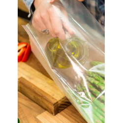 Bolsas de vacío de cocción: cocina al vapor o al horno hasta 121°C 