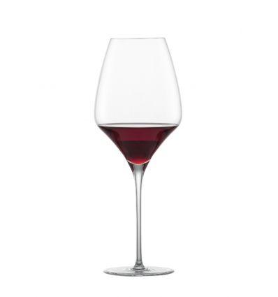 Glass of quality handmade Cabernet Sauvignon Alloro red wine by Schott ...