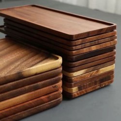 Bandeja acacia 30x14x2 cm. Elegante, duradera y versátil.