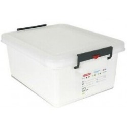 ARAVEN 1173 Cubeta polietileno con tapa 40 l. 53x39.6x22.55 cm