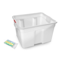 ARAVEN 04070 Cubeta hdpe GN2/1 400mm 90l_sin tapa