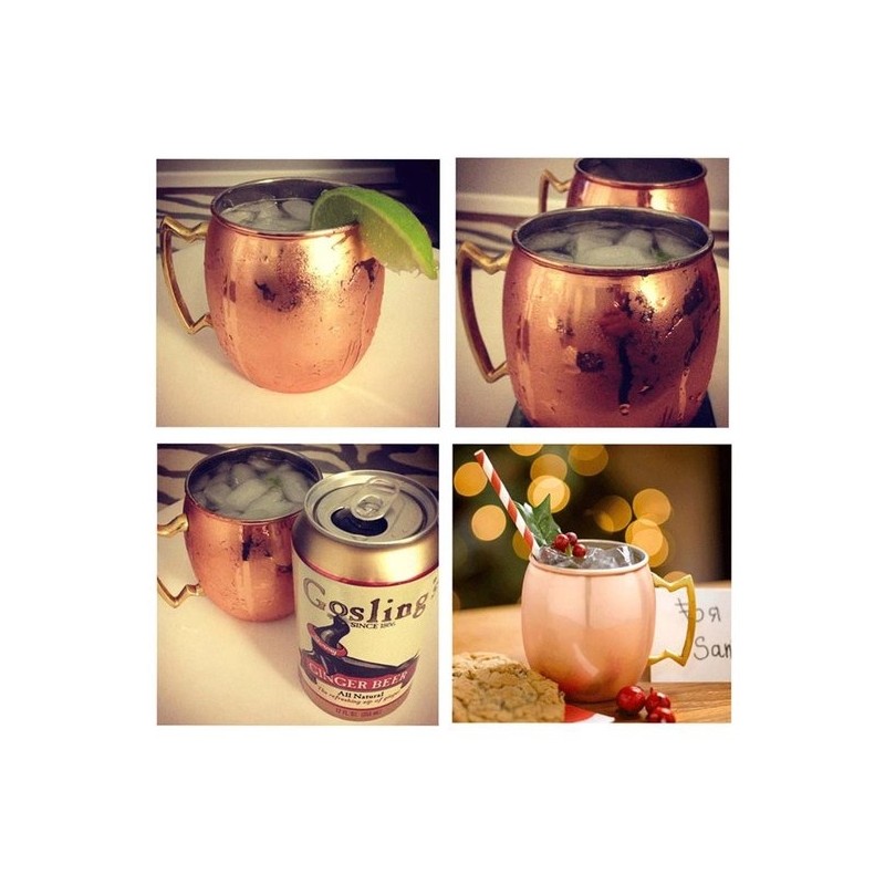 Taza Cobre Antiguo Vintage para cócteles y bebidas frías | Vin Bouquet