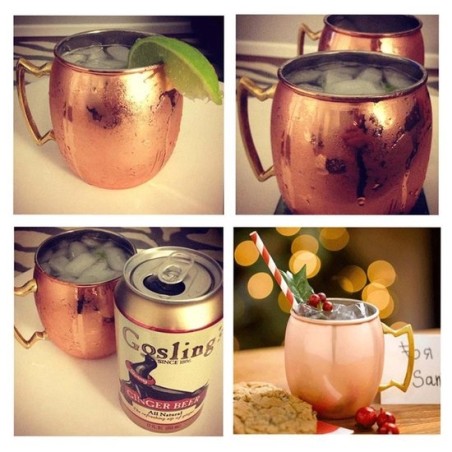 Taza Cobre Antiguo Vintage para cócteles y bebidas frías | Vin Bouquet