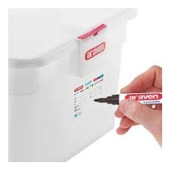 ARAVEN 04080 Cubeta hdpe GN2/1 400mm perforada