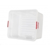 ARAVEN 04080 Cubeta hdpe GN2/1 400mm perforada
