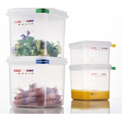 ARAVEN 03032 HERMETICO GN 1/2 PROFUNDIDAD 6.5 CM 4 L.