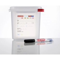 ARAVEN 03032 HERMETICO GN 1/2 PROFUNDIDAD 6.5 CM 4 L.