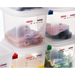 ARAVEN 03032 HERMETICO GN 1/2 PROFUNDIDAD 6.5 CM 4 L.