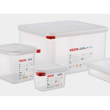 ARAVEN 03032 HERMETICO GN 1/2 PROFUNDIDAD 6.5 CM 4 L.