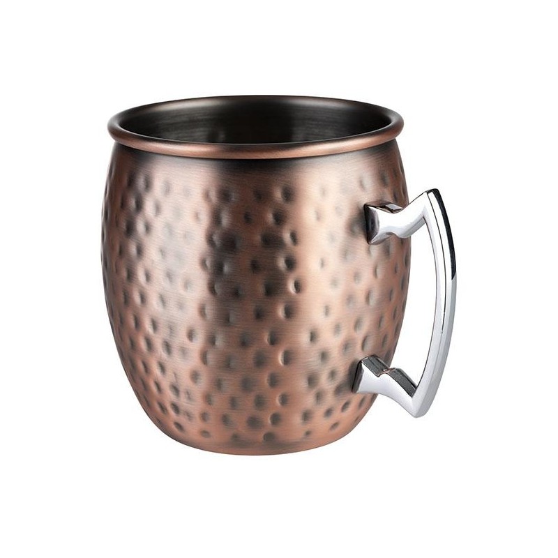 Set de 2 Tazas "Moscow Mule". Diseño Cobre Envejecido.Capacidad 0,5 L.