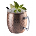 Taza "MOSCOW MULE" Cobre antiguo martillado Ø9cm 0,5L APS 93323