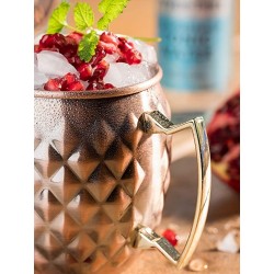 Jarra Coctelera de Acero Inoxidable cobre antiguo