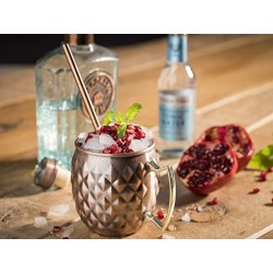 Jarra Coctelera de Acero Inoxidable cobre antiguo