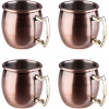 Tazas de cóctel pequeñas Moscow Mule "MINI SHOT" 4 unidades Cobre antiguo Ø4,5 cm 0,05L APS 93342