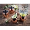 Tazas de cóctel pequeñas Moscow Mule "MINI SHOT" 4 unidades Cobre brillante Ø4,5 cm 0,05L APS 93343