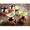 Tazas de cóctel pequeñas Moscow Mule "MINI SHOT" 4 unidades Cobre brillante Ø4,5 cm 0,05L APS 93343