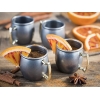 Tazas de cóctel pequeñas Moscow Mule "MINI SHOT" 4 unidades Inox. antiguo Ø4,5 cm 0,05L APS 93344