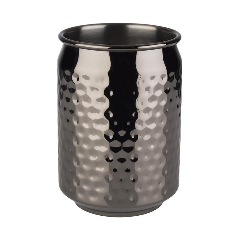 Vaso de metal gunmetal lata elaborado en Inox 18/8 de alta calidad.