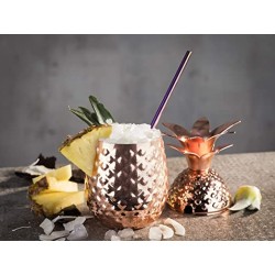  Copa de piña cobre: para amantes de cócteles.