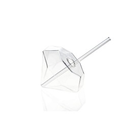 VASOS DIAMANTE (2 UNIDADES) 10x11.5x11.5cm-250 ml  160/5068 100% CHEF