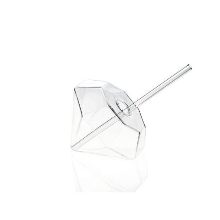 VASOS DIAMANTE (2 UNIDADES) 10x11.5x11.5cm-250 ml  160/5068 100% CHEF