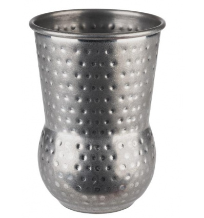 TAZA INOX. ANTIGUO MARTILLADO "JULEP MUG" Ø8CM 0.4L APS 93338