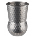 TAZA INOX. ANTIGUO MARTILLADO "JULEP MUG" Ø8CM 0.4L APS 93338