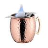 TAZAS "MOSCOW MULE" COBRE MARTILLADO Y SET PARA PONCHE APS 65072