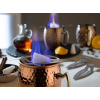 TAZAS "MOSCOW MULE" COBRE MARTILLADO Y SET PARA PONCHE APS 65072