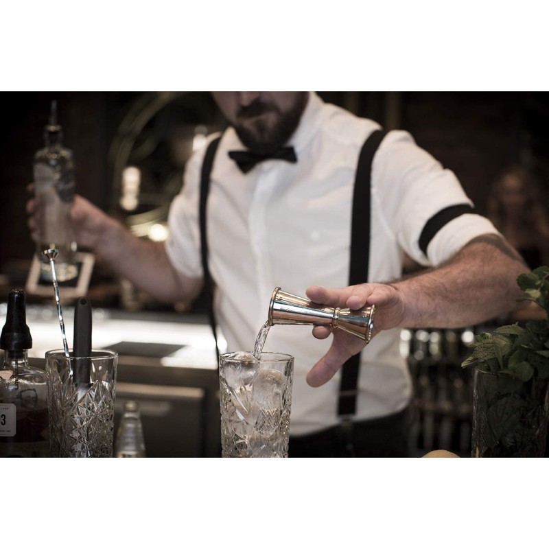 MEDIDOR JIGGER (20/40 ml) ACERO INOXIDABLE  PULIDO APS 93351