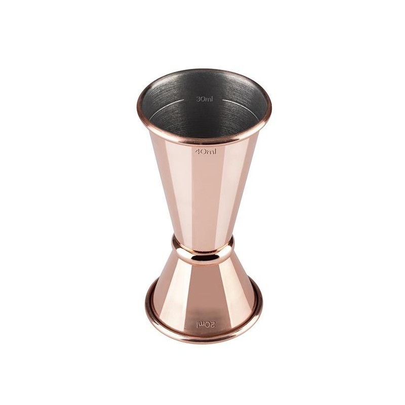 MEDIDOR JIGGER (20/40 ml) ASPECTO COBRE APS 93353