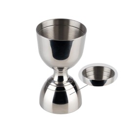 MEDIDOR JIGGER (30 / 60 ml) ACERO INOXIDABLE  APS 93356