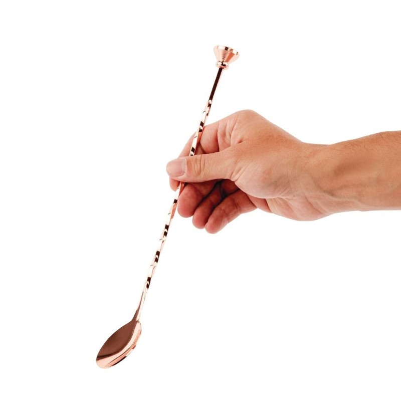 CUCHARILLA DE CÓCTEL ASPECTO COBRE (27 cm) APS 93034