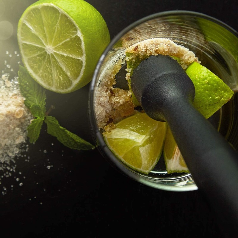 MORTERO GRUESO PVC NEGRO Ø4X24 CM APS 93182